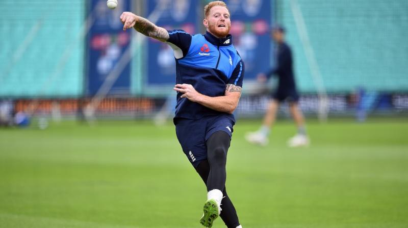 Ben Stokes was initially ruled out of Fridays match at Durhams Chester-le-Street headquarters after suffering minor discomfort in his left knee during Englands 203-run defeat by India in the third Test at Trent Bridge which concluded Wednesday. (Photo: AFP)