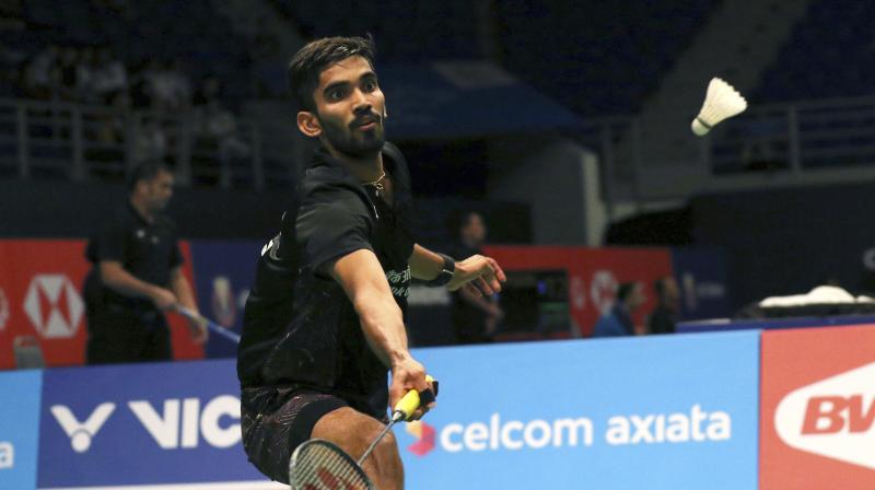 Currently ranked eighth in the world, Srikanth had lost 21-23 22-20 10-21 to Indonesias Anthony Sinisuka Ginting in the mens team event. (Photo: AP)