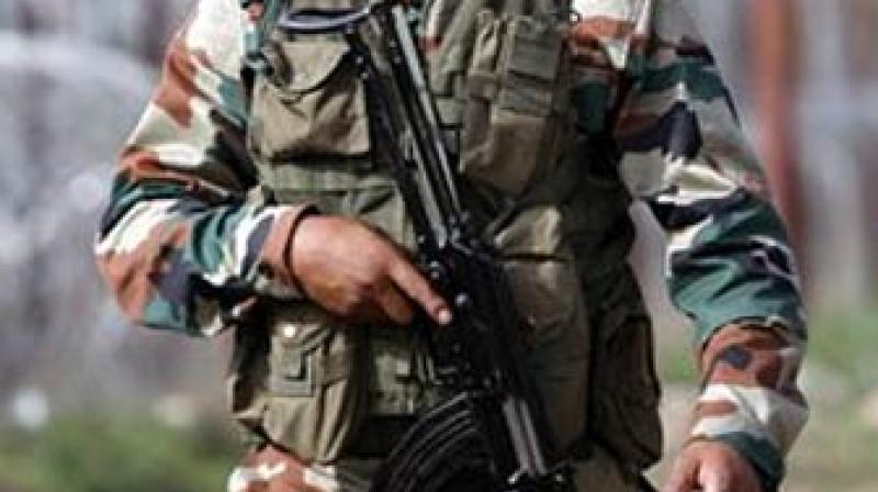Major Shikhar Thapa of 8 Rashtriya Rifles died on the spot after Naik Kathiresan G shot him five times with his AK-47 rifle. (Representational image)