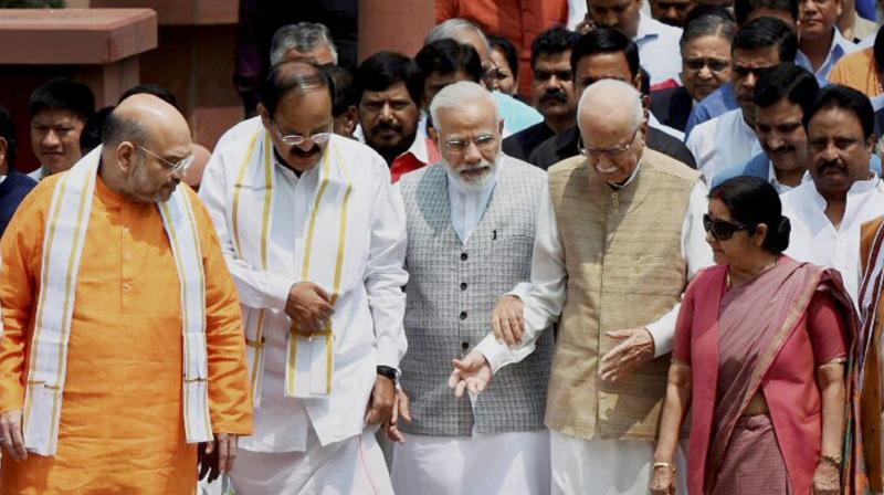 Some new faces could also be inducted into the Cabinet. In picture: Prime Minister Narendra Modi with BJP president Amit Shah. (Photo: PTI)