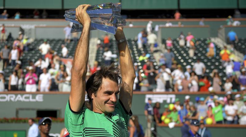 At 35, Roger Federer is the oldest ATP player to win one of the elite Masters titles, supplanting Andre Agassi who was 34 when he won in Cincinnati in 2004. (Photo: AP)