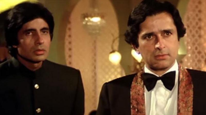 Amitabh Bachchan and Shashi Kapoor.