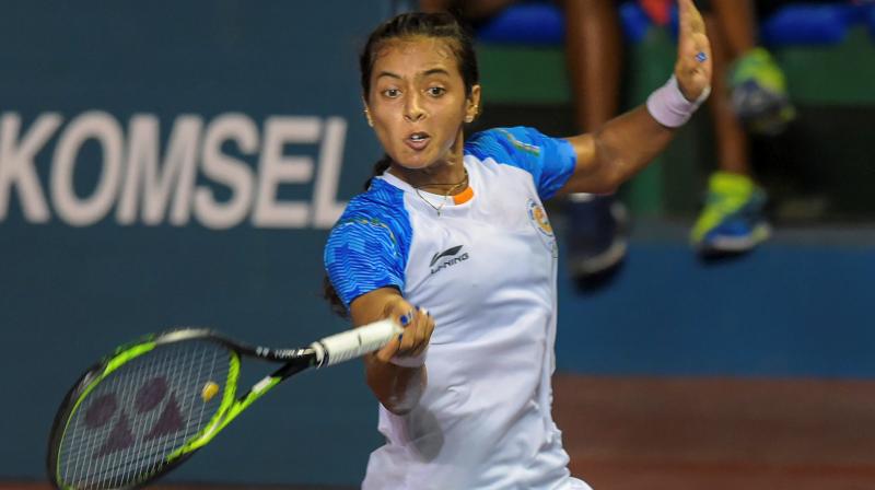 With Thursdays bronze, the 25-year-old Ankita became only the second Indian woman to have her name in the Asian Games singles medallists list. (Photo: PTI)