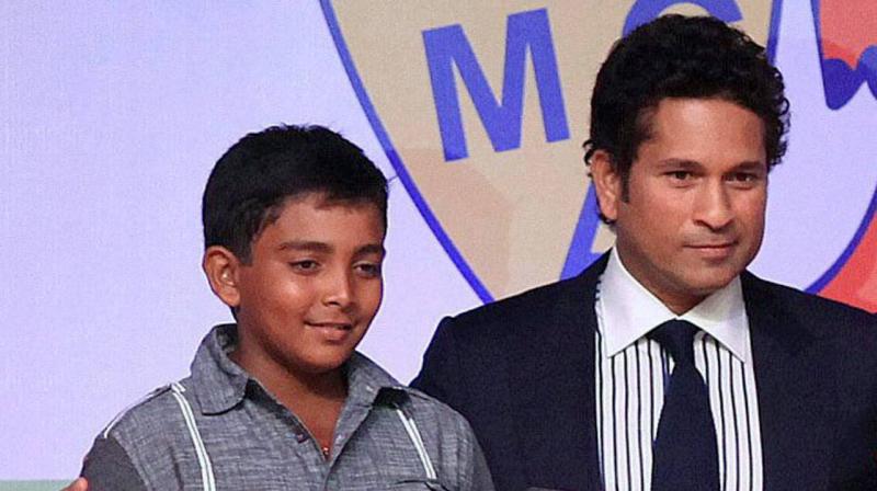 Recalling his impressions of Shaw, who barely reached the stumps, Tendulkar had later told his friend: â€œAre you watching? Thats a future India player.â€ (Photo: PTI)