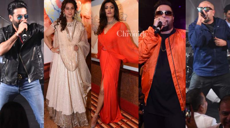 Sushmita, Juhi, Badshah, Vishal-Shekhar sizzle at grand cruise wedding