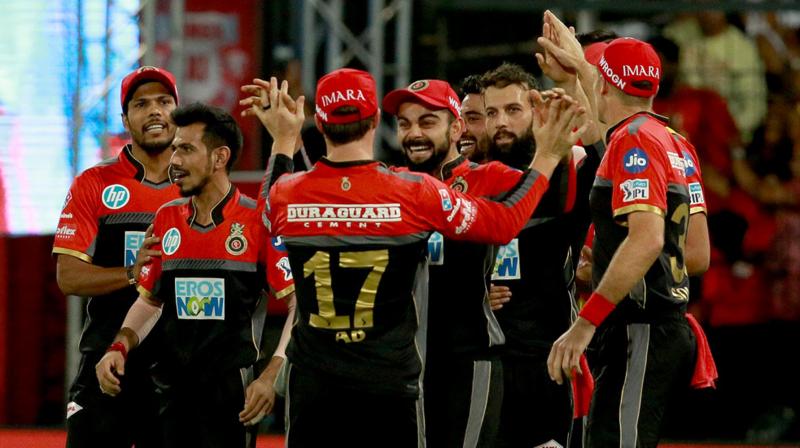 Royal Challengers Bangalore remained at seventh in the standings even after a win against Kings XI Punjab but with a vastly improved net run-rate which could prove crucial for playoffs qualification. (Photo: BCCI)