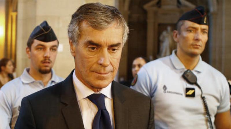 Former French budget minister Jerome Cahuzac as he leaves the courthouse. (Photo: AP)