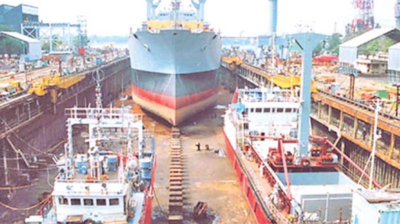 Cochin Shipyard. (File pic)