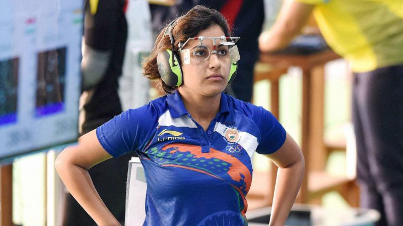 Heena Sidhu set a world record as she won gold medal in womens 25m pistol event of Commonwealth Games here on Tuesday. (Photo: PTI)