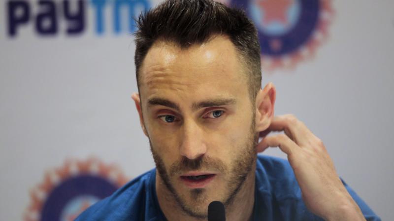 \I believe Faf is not in full training at the moment. He is recovering from a slight side strain. And he also has a small fracture in his one of his fingers,\ said CSKs batting coach Michael Hussey. (Photo: AP)