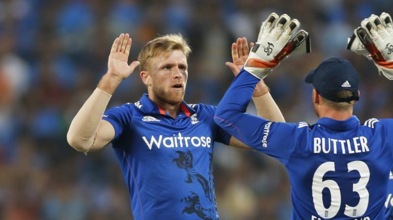 David Willey, a big-hitting batsman and left-arm seam bowler who has taken the new ball for England in limited overs cricket, received his call-up after an injury to Indias Kedar Jadhav. (Photo: AP)