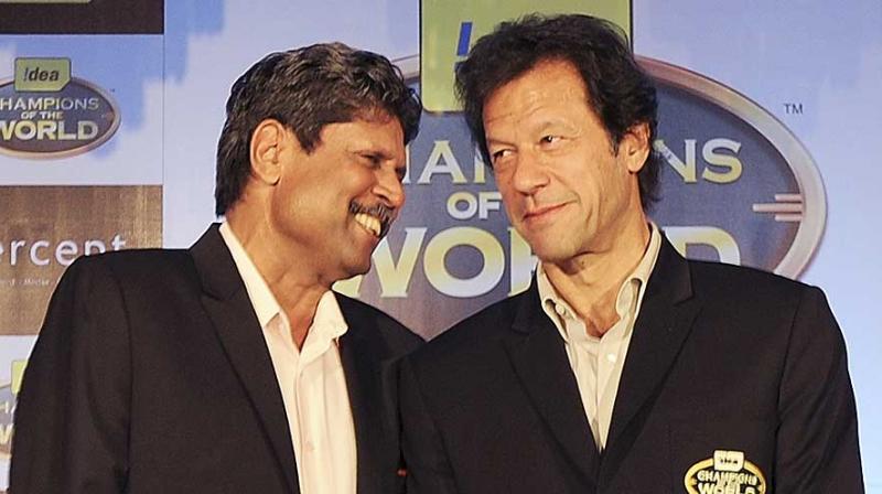 The former all-rounder went down the memory lane and recalled how Imran was still a great leader back in the playing days.(Photo: AFP)