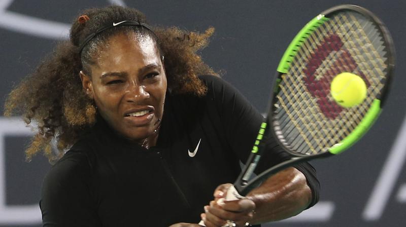 Serena Williams  made a tentative return at an Abu Dhabi exhibition late last month, losing to French Open champion Jelena Ostapenko. (Photo:AP)