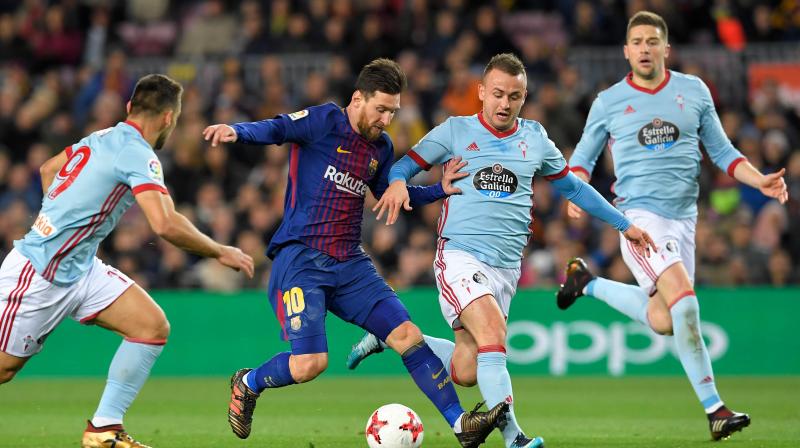 Copa del Rey: Lionel Messi masterclass helps Barcelona crush Celta Vigo