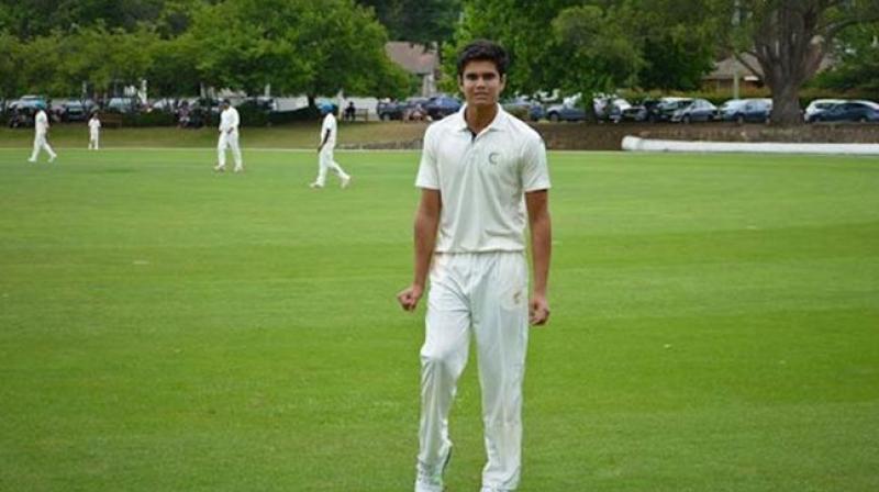Arjun Tendulkar developed liking for pace from his childhood days and considers Australian pace spearhead Mitchell Starc and England all-rounder Ben Stokes as his role model. (Photo: Twitter /