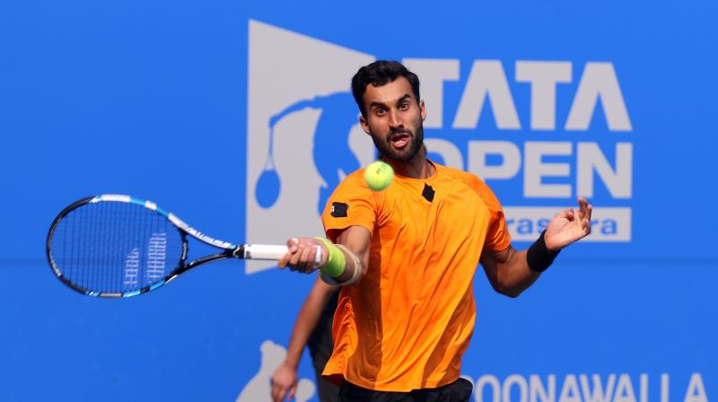 Yuki Bhambri won 54 points in the 57-minute contest, breaking his rival six times in the match. (Photo: DC File)