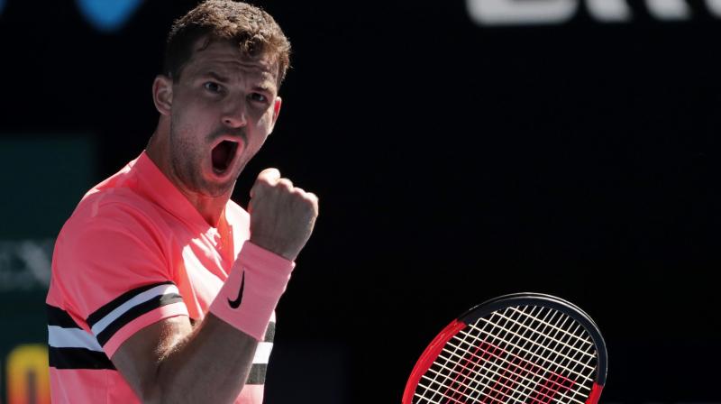 Dimitrov, in Rafael Nadals top half of the draw, broke Novaks service six times and only had two break points on his own serve. (Photo: AP)