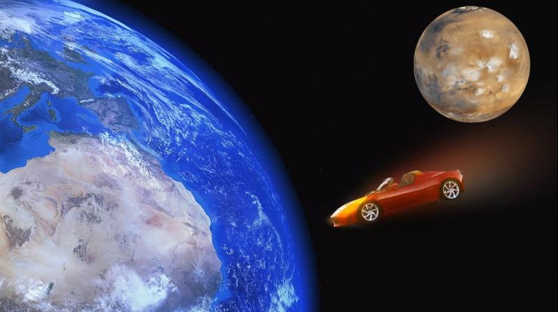 Elon Musk had tweeted out soon after the launch that the car had overshot the trajectory by a few points and was instead headed into the asteroid belt.