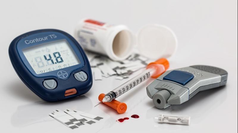 The test known as hemoglobin A1c (HbA1c) estimates long-term blood sugar levels by measuring the amount of glucose sticking to red blood cells. (Photo: Pixabay)
