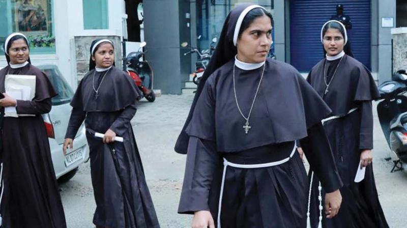 The rebel nuns have been barred from calling someone even for minor maintenance work.