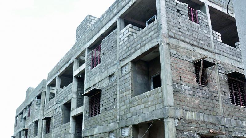 The Telangana state governments flagship double-bedroom housing project (2BHK project) for urban poor in the city has run into troubled waters.