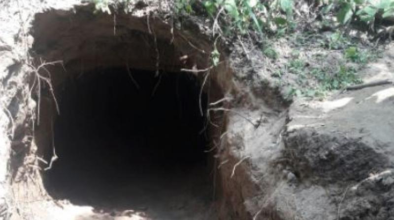 War-like store was recovered during the search of the tunnel indicating the presence of armed infiltrators. (Photo: ANI | Twitter)