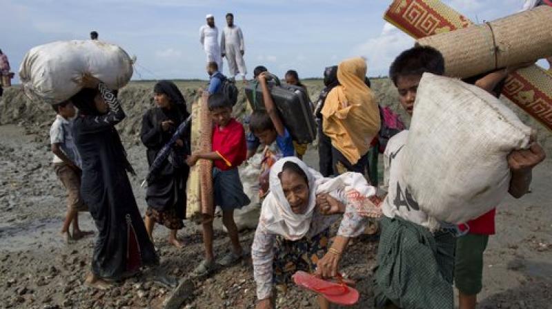 Last week, in continuance of initiative to send relief packages to Rohingya immigrants in Bangladesh, India sent INS Gharial loaded with 21,000 units of relief material to help its neighbouring nation evolve from the ongoing crisis. (Photo: AP)