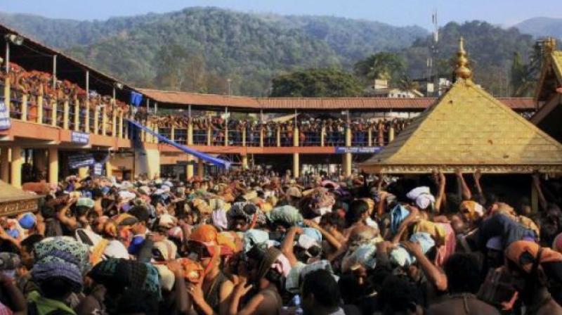 During the pilgrimage season of November to January, the existing practice of not allowing women between 10 and 50 will continue as the court has posted the matter for final hearing on February 20, 2017, after the conclusion of the season. (Photo: PTI)