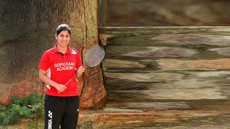 Owing to her exemplary  performances, Meghana Jakkampudi is becoming the  cynosure of all eyes; she recently emerged  victorious in two  categories at a national  badminton tournament.