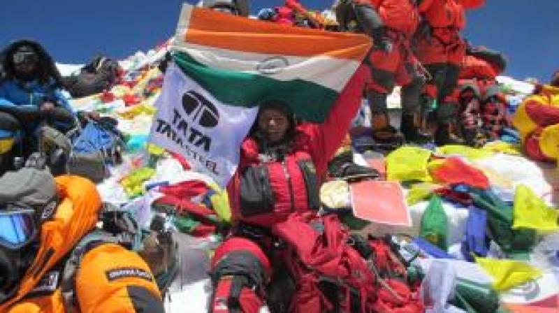 In 2014, she had already done six peaks: Everest in Asia, Kilimanjaro in Africa, Elbrus in Europe, Kosciuszko in Australia, Aconcagua in Argentina and Carstensz Pyramid (Puncak Jaya) in Indonesia. (Photo: Arunima Sinha | Website)