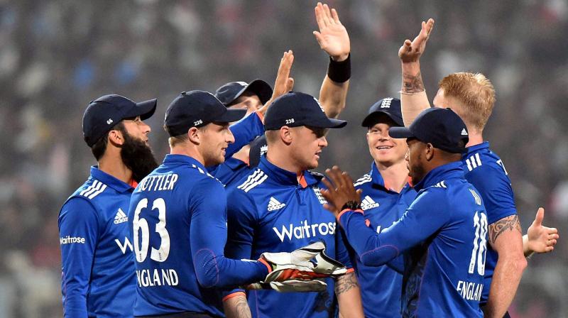 England held their nerve to seal a five-run win over India in the third and final ODI of the series. (Photo: PTI)