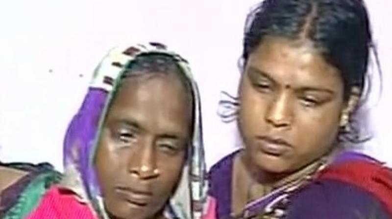 Grieving family of Border Security Force (BSF) head constable Prem Sagar (Photo: ANI Twitter)