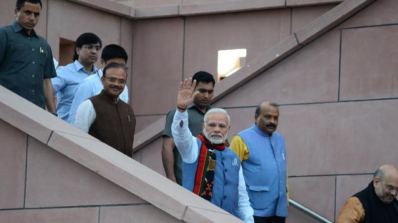 Prime Minister Narendra Modi and BJP national president Amit Shah are expected to attend the swearing-in ceremony. (Photo: AFP)