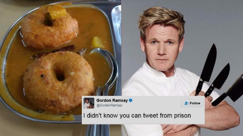 Ramsay got a taste of his own medicine (Photo: Twitter)