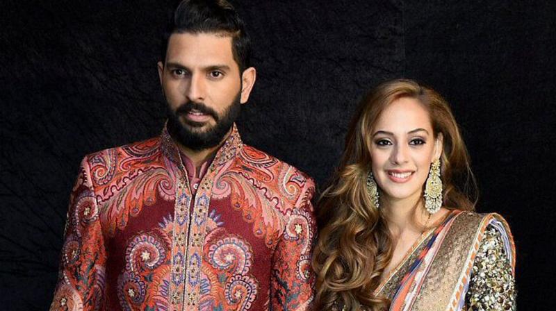 Yuvraj and actor-model Hazel got married in November last year. (Photo: PTI)
