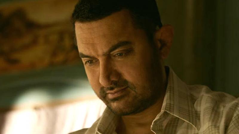 Aamir Khan in a still from Dangal.