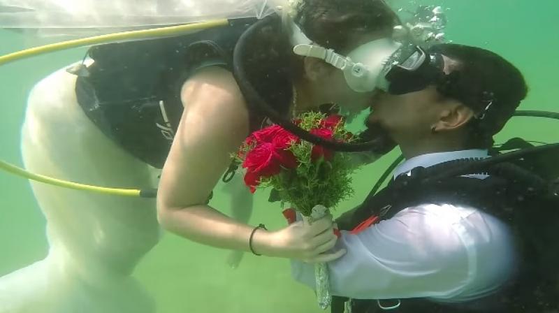 They underwent two days of training before the wedding (Photo: YouTube)