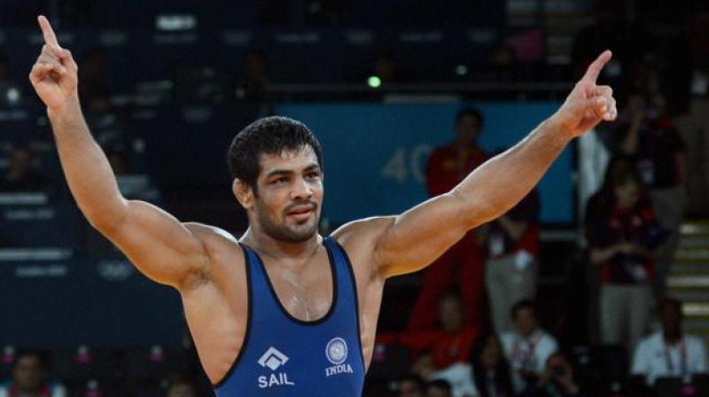 It was his first medal in international wrestling since his gold medal in the 2014 Commonwealth Games in Glasgow. (Photo: PTI)