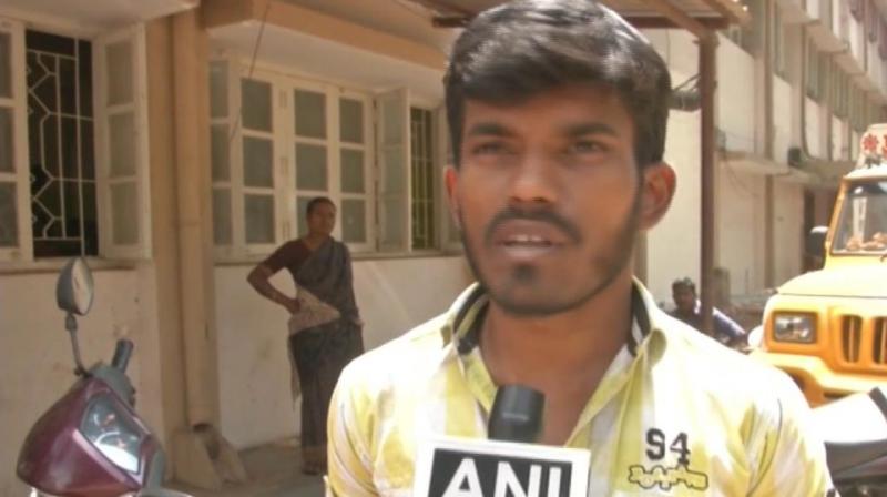 Speaking to ANI, the childs father said, She was admitted in this hospital last July and was later discharged after transfusion. She developed complications and later tests showed her to be HIV positive. (Photo: ANI)