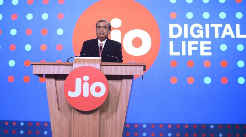 Reliance Industries Chairman Mukesh Ambani on  Thursday announced extension of free domestic voice calls and data till March 31. (Photo: PTI)