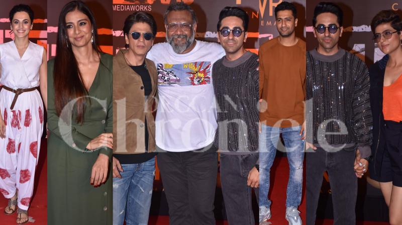 Article 15 screening: SRK, Tabu, Vicky, Taapsee watch Ayushmanns film
