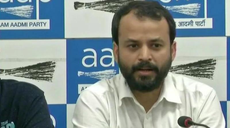 According to sources in the party, Khetan had sent his resignation to AAP chief Arvind Kejriwal on August 15. (Photo: ANI | Twitter)
