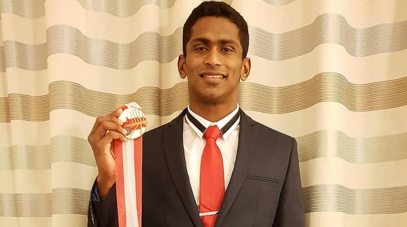 24-year-old Sajan Prakash became the first swimmer to reach last weekends 200 metres butterfly final despite the knowledge that five relatives had not been found and his family home in Kerala had been destroyed by floodwater. (Photo: Twitter | @swim_sajan)