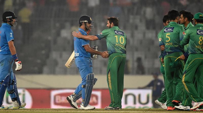 Politics in both countries means the Asian giants, arguably crickets fiercest rivals, now rarely meet outside of International Cricket Council events.(Photo: AFP