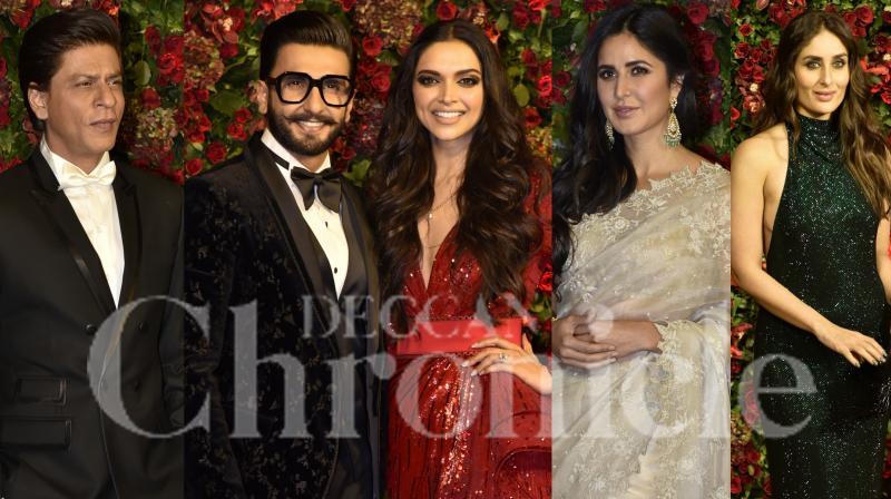 Deepika-Ranveers Mumbai reception: SRK, Kareena, Katrina & others attend