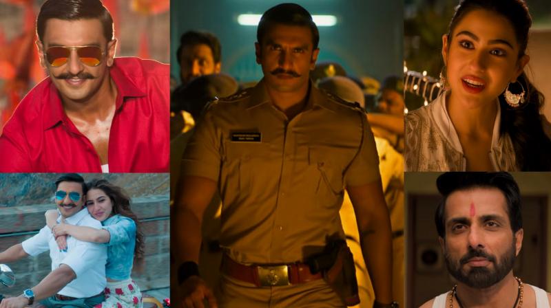 Screengrabs from Simmba trailer. (Courtesy: YouTube/Reliance Entertainment)