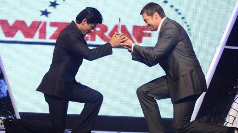 Shah Rukh Khan and Hugh Jackman.