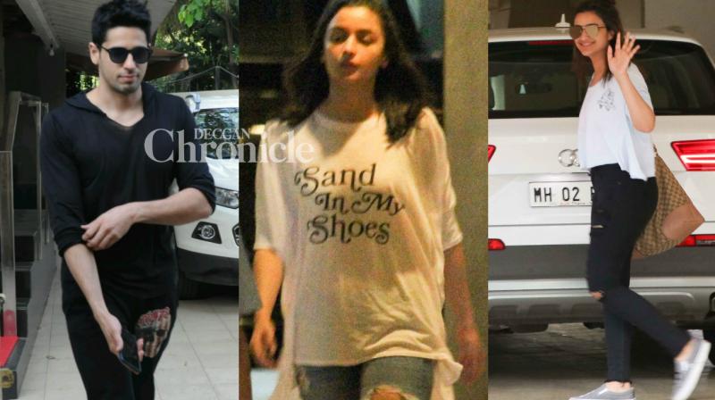 Alia visits Sidharth at his house; Parineeti, other stars also get clicked