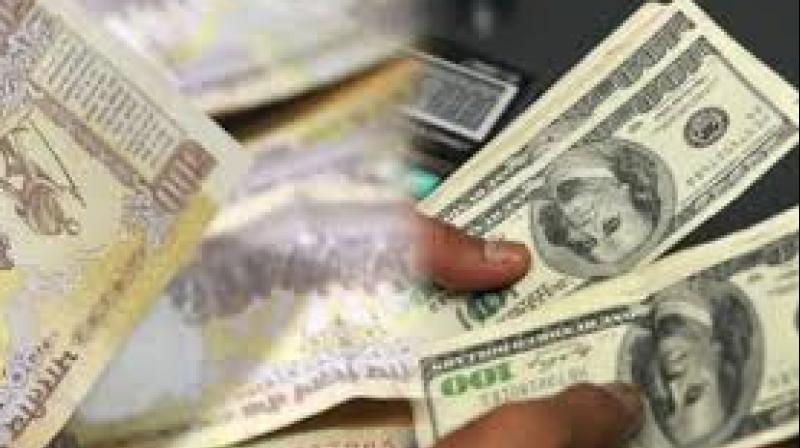 Rupee slips from early gains, down 5 paise against USD