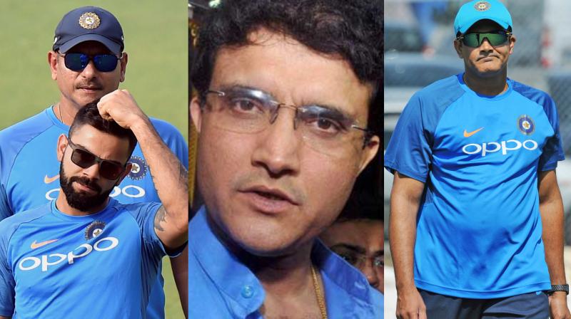 Sourav Ganguly, along with Sachin Tendulkar and VVS Laxman, was a part of the advisory committee that recommended Anil Kumble, who had to step aside within one year after a bitter feud with captain Virat Kohli. Kumble was replaced by Ravi Shastri, who was preferred by Kohli. (Photo: PTI / AP)